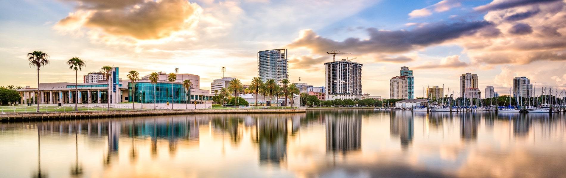 View of St. Petersburg near Historic Kenwood homes for sale in Florida